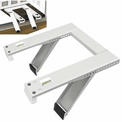 Qualward Window Air Conditioner Brackets Ac Support Bracket For 5000 To 12000 Btu Small A c Units Heavy Duty With 2 Arms Up To 105 Lbs