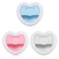 Rechargeable Heart Shaped Selfie Fill LED Light Flash With Clip For Mobile Phone