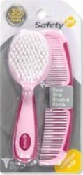 Safeway Easy Brush & Comb Set Pink