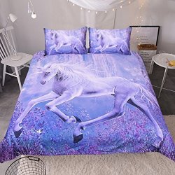 Deals On Youhao Sleepwish 3d Purple Unicorn Bedding Dreamy