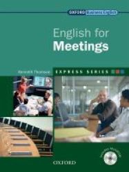 Express Series: English For Meetings - A Short Specialist English Course Paperback