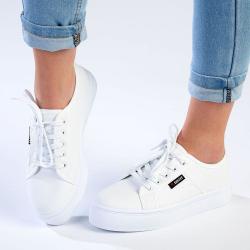 Soviet Platform Sneaker - White - 9