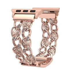 rose gold iwatch band 42mm