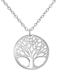 C312-C30875 - 925 Sterling Silver Tree Of Life Necklace
