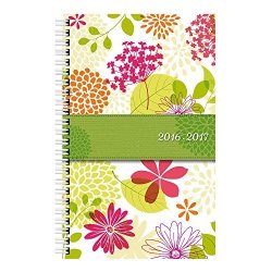 Brownline 2017 Daily Academic Planner Aug-july Poly Cover 8 X 5 Inches Blossom CA201PS.ASX-17