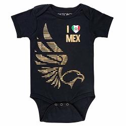 Mexico Baby Girls Boys Soccer Onesie Mexican National F Tbol Jersey Infant Eagles Golden Printed Black