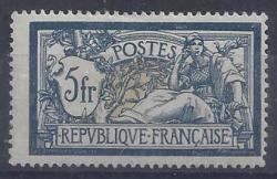 France 1900 Defintive 5FR Fine Mint