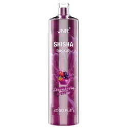 Jnr Shisha Strawberry Grape 8000 Puf 2% Nic 9PCS