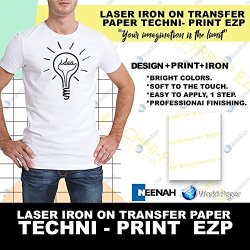 Techni-Print EZP Laser Heat Transfer Paper 8.5x11 25