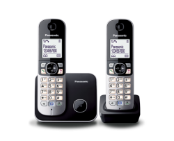 Panasonic KX-TG6812 Digital Cordless Phone - 2 Handsets