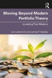 Moving Beyond Modern Portfolio Theory - Investing That Matters Paperback