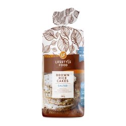 LIFESTYLE FOOD Rice Cakes 130G - Brown Salted