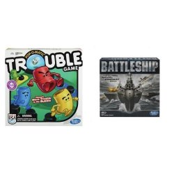 Trouble Game And Battleship Game Bundle