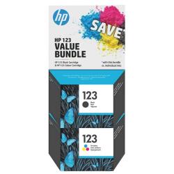 HP 123 Black tri-colour Ink Value Pack F6V17AE+F6V16AE