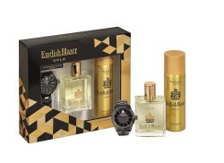 Yardley English Blazer Gold Eau De Parfum + Deodorant & Watch Set For Him