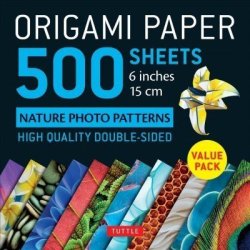 Origami Paper 500 Sheets Nature Photo Patterns 6 15 Cm Loose-leaf