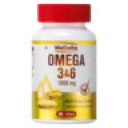 Omega 3 & 6 Supplement Capsules 60 Pack