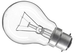 B22 Gls Incandescent Clear Light Bulb - 100W