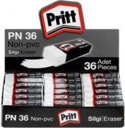 Pritt Erasers Box Of 36