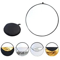 5-IN-1 Round Light Reflector For Photography -80CM
