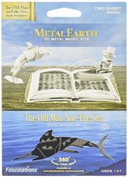 Metal Earth Model The Old Man And The Sea Book Sculpture Fascinations MMS117