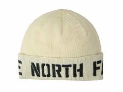 The North Face Felted Logo Beanie Urban Navy NF0A355Z O s Vintage White