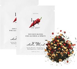 Teroforma 1PT Chili Infusion Blend For Alcohol & Spirits Flavor Infuser Packets For Home Infusion Single Pack 2 Packets