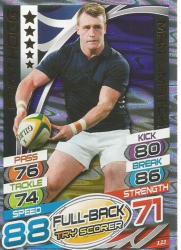 Rugby World Cup 2015 - Topps - Stuart Hogg "man Of The Match" Trading Card 123