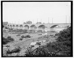 16 X 20 Ready To Hang Canvas Wrap U And M V Utica & Mohawk Valley Railway Bridge Herkimer N Y 1905 Detriot Publishing 26A