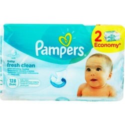 Pampers Baby Wipes Fresh Economy 2 x 64