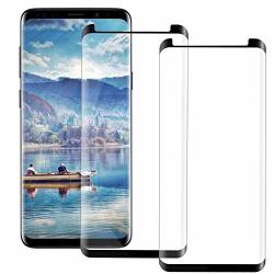 Galaxy S10 Plus Screen Protector For Samsung Galaxy S10 Plus Updated Version-zone Support Fingerprint Unlock No Bubbles Case Friendly Glass Screen Protector Black 2 Pack 0