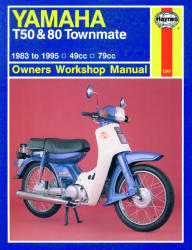 Haynes 1247 Yamaha T50 & 80 Townmate 1983 To 1995 Repair Manual