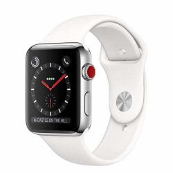 Renewed Apple Watch Series 3 42mm in White Sport Band