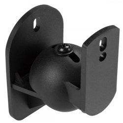 Volkano Steel Series Soundbar And Satellite Speaker Wall Bracket - Black