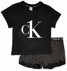 Calvin Klein Women's Ck One Pride Print Pj Set Black XL