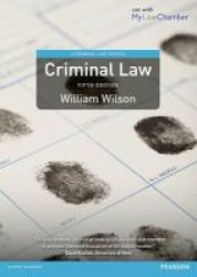 Criminal Law 5TH Edition Mylawchamber Pack Paperback 5TH Edition