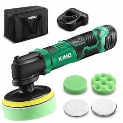 KIMO Cordless Car Buffer Polisher Kit W/1 Hour Fast Charger, 5 Variable  Speeds