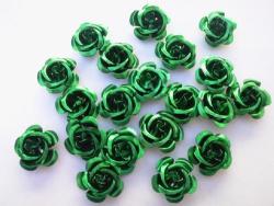 Green Metal Roses 10PC-CHEAP Courier