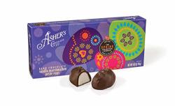 Asher's Chocolate Dark Chocolate Covered Eggs Spring Collection Of Gourmet Easter Eggs Small Batches Of Kosher Chocolate Family Owned Since 1892 8 Gourmet Chocolate Eggs Vanilla Marshmallow