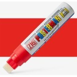 Zig Posterman Chalkboard Pen Big & Broad - Red 15MM Tip