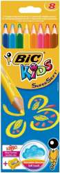 Bic 8 Piece Thick & Soft Pencils