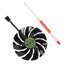 Li-sun 88MM 4-PIN Graphics Card Cooler Cooling Fan Replacement With Thermal Grease For Gigabyte GTX 1050 1060 1070 Ti Rx 470 480 570 580 P n: T129215SU
