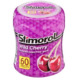 Stimorol Wild Cherry Flavoured Sugarfree Gum 60PCS