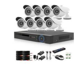 Ahd 8 Channel Cctv Kit + Remote Viewing+500g