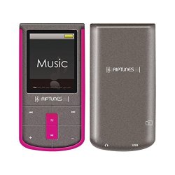 Riptunes MP-1898P 8GB MP4 Player With 1.8" Lcd & Microsd Card Slot Pink