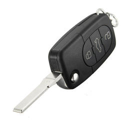 Remote Key Case Fob Shell Blade Haa 3 Button For Audi A2 A3 A4 A6 A8 Tt 94-06