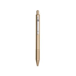 Grafton Pen By Everyman Refillable Metal Writing Pen Versatile With Cartridges - Gold Pen
