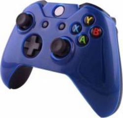 CCMODZ Hard Protective Front Case For Xbox One Controller Transparent Blue