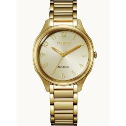 Eco-drive Stainless Steel Casual Women's Watch EM0752-54P