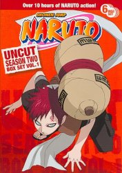 Naruto Uncut SSN2 Box Set V1 - Region 1 Import DVD